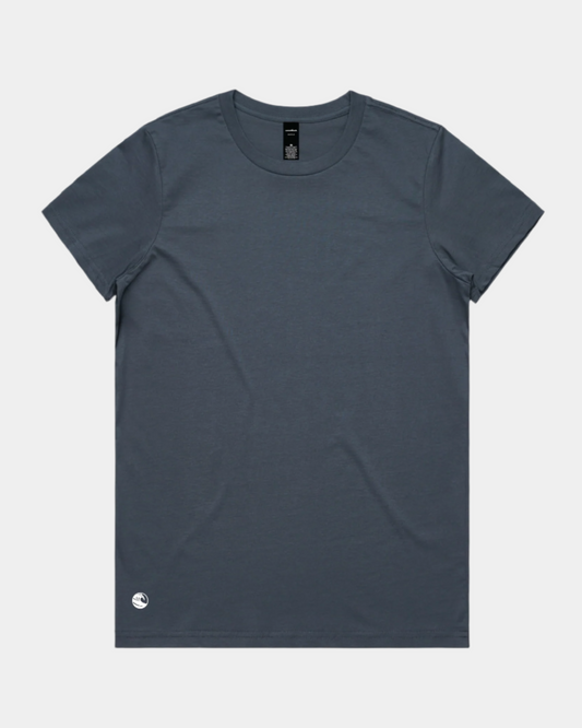 Wo's Maple Tee Petrol Blue